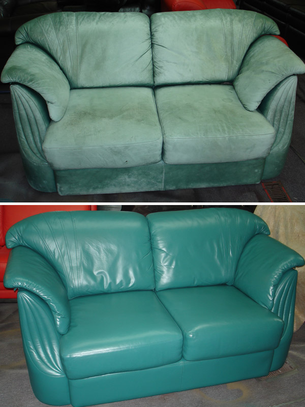green couch